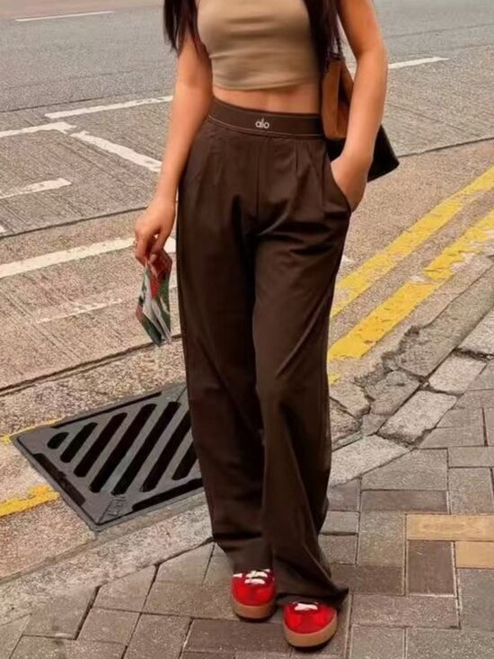 ALO Yoga Pants - 🙌Alo Yoga Coffee-colored Suit Up Trouser Regular ✨